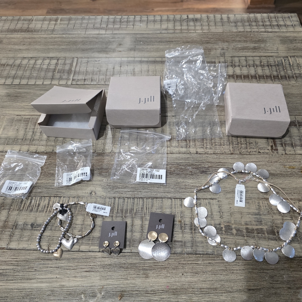 J. Jill Silver and Gold Jewelry Set